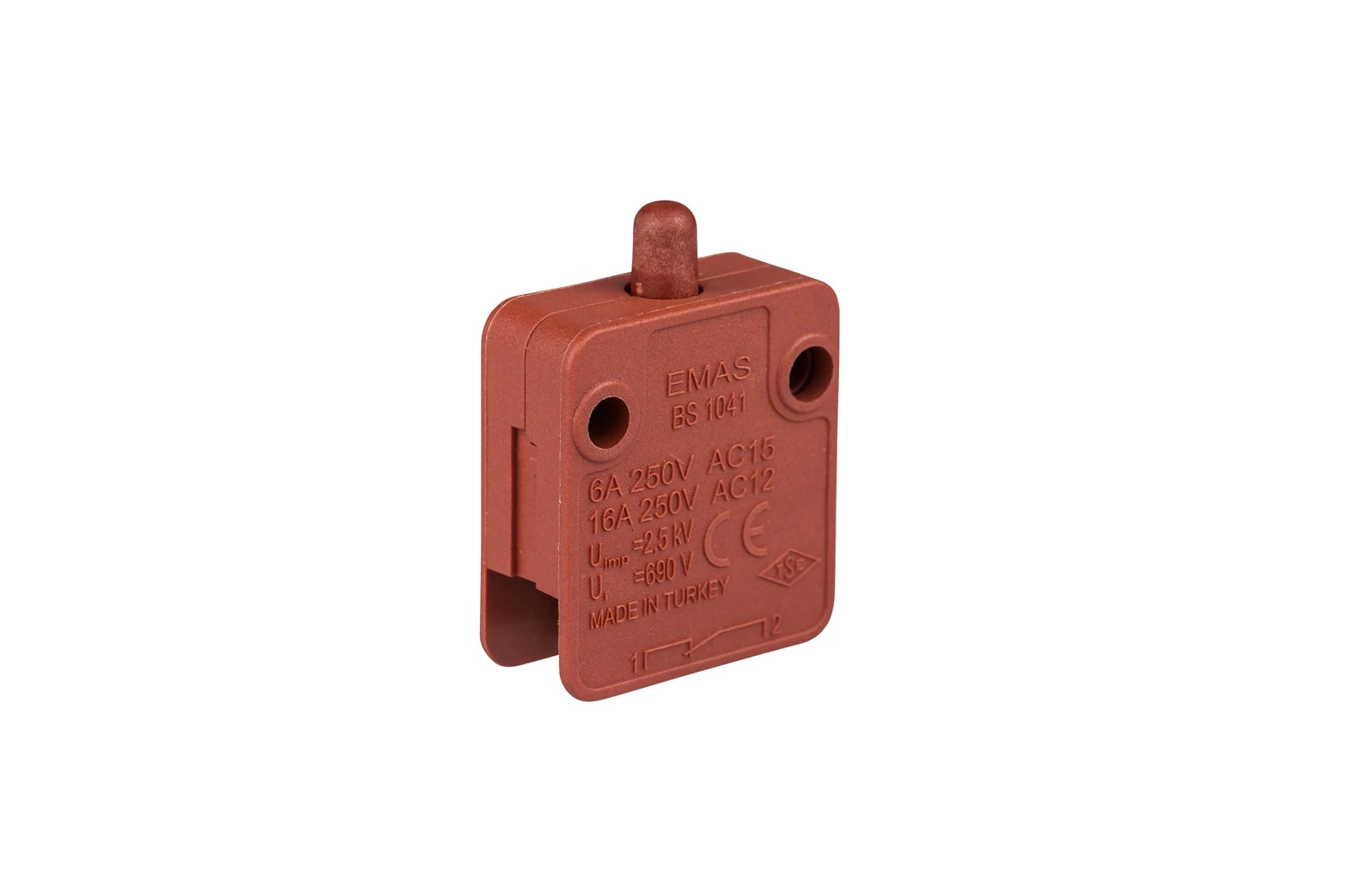 EMAS | Snap Action 1NCTall Body BS Series Button Switch