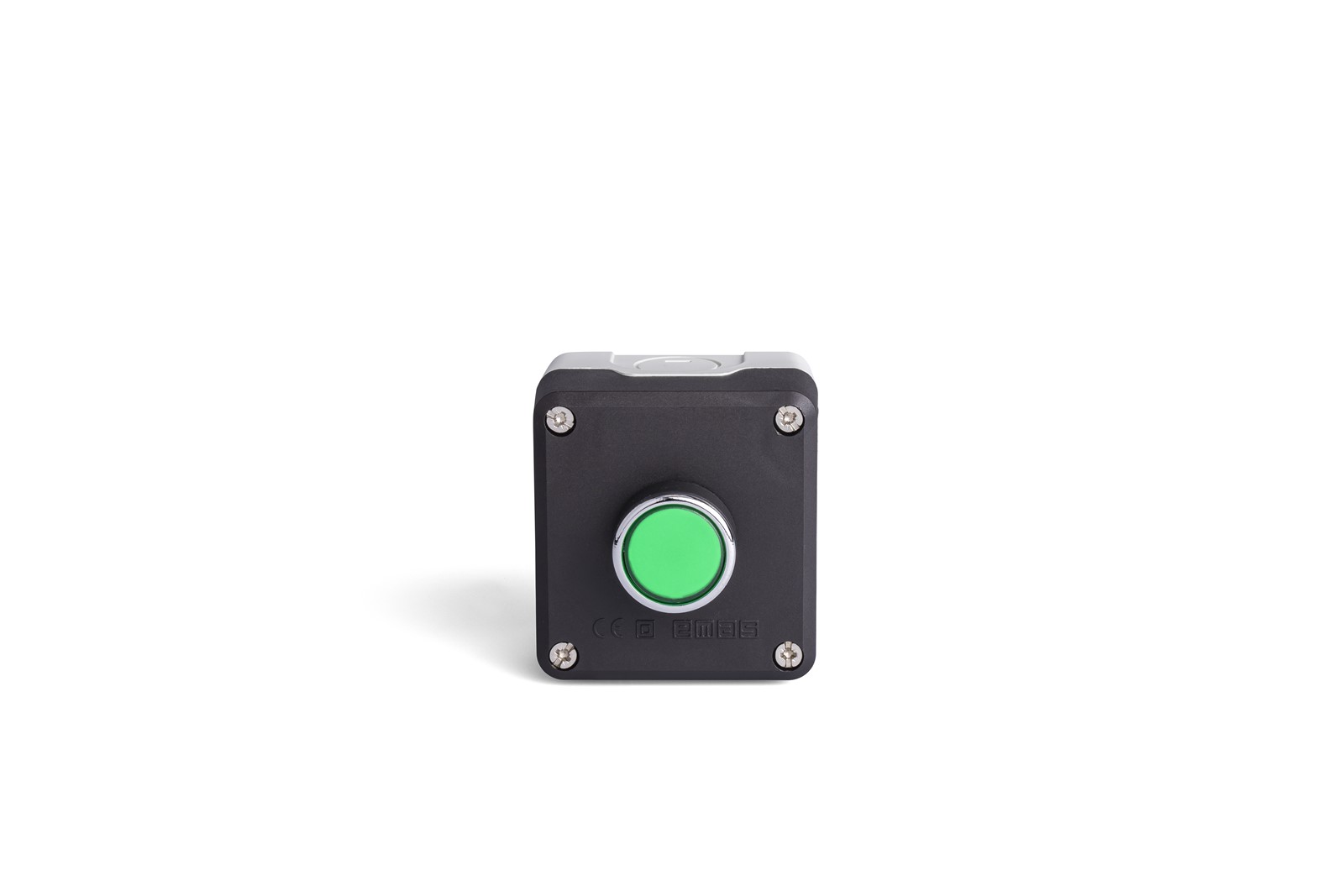 1-Hole Push Button Box Green Button