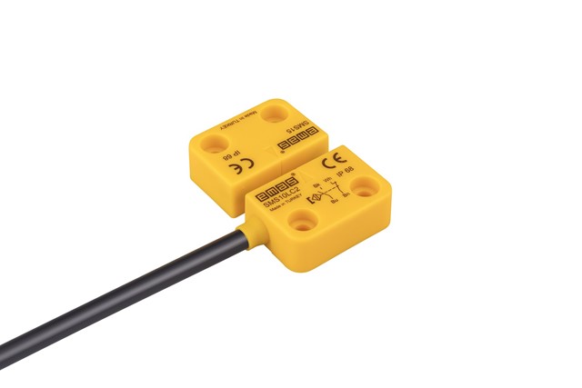 Plastik Sol Çıkış 1NC+1NO 5mm 2m Kablolu 22 mm Manyetik Kapı Switch