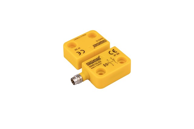 Plastik Sol Çıkış 1NC+1NO 5mm M8*4 Konnektör 22 mm Manyetik Kapı Switch