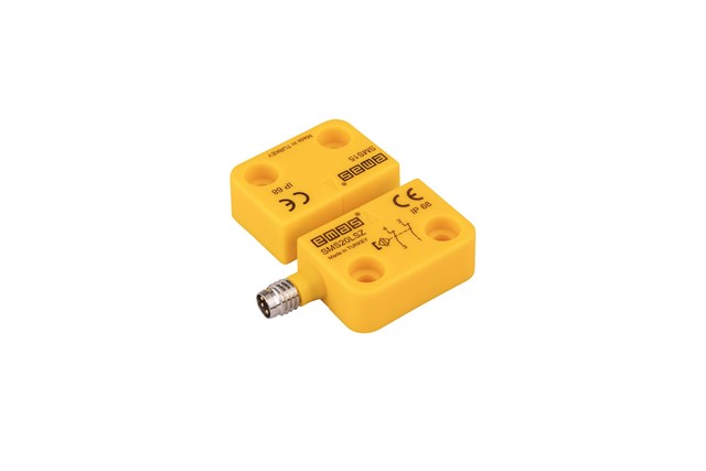 Plastik Sol Çıkış 2NC 5mm M8*4 Konnektör 22 mm Manyetik Kapı Switch